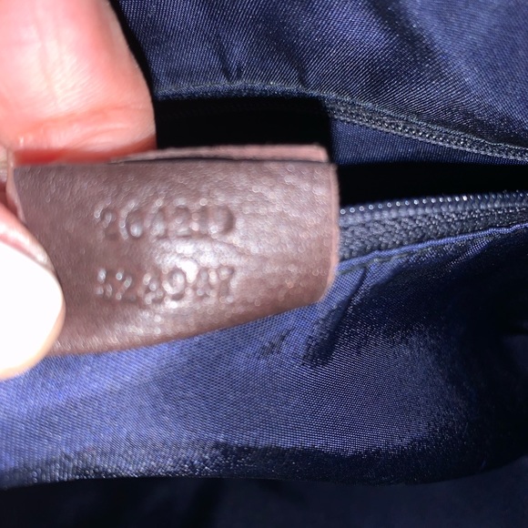 Gucci Blue/Brown Nylon & Leather Vintage Web Hobo - Picture 14 of 15